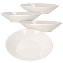 Ritzenhoff & Breker Suppenteller Ontario 20,5 cm weiß 4er Set