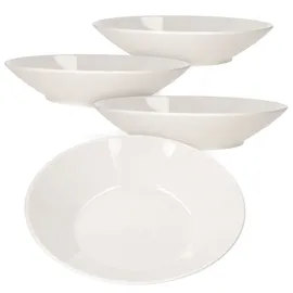 Ritzenhoff & Breker Suppenteller Ontario 20,5 cm weiß 4er Set