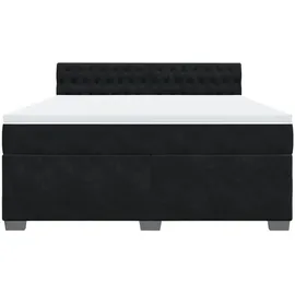vidaXL Boxspringbett 180 x 200 cm Schwarz