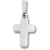 Kettenanhänger ONE ELEMENT "Kreuz Anhänger aus 333 Weißgold", silber, Schmuckanhänger, Damen, Gold Weißgold 333, Gold, Weißgold 333, Kettenanhänger, Persönlicher Akzent – schlicht, modern, aussagekräftig