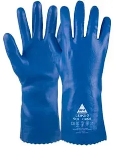 Hase Leipzig Chemikalienschutzhandschuh aus Baumwolltrikot Größe 9