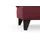 sit&more Stauraumhocker SIT & MORE "Mellum", rot (bordeaux), B:58cm H:48cm T:58cm, 100% Polyester, Hocker, mit Stauraum und wengefarbenen Holzfüßen