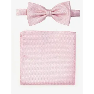 MONTI Fliege (2-St) mit passendem Einstecktuch rosa