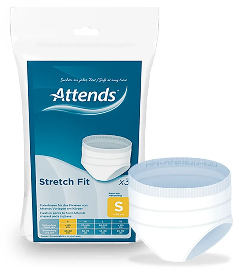 Attends Stretch Fit Fixierhosen Small 12 x 3 = 36 Stück