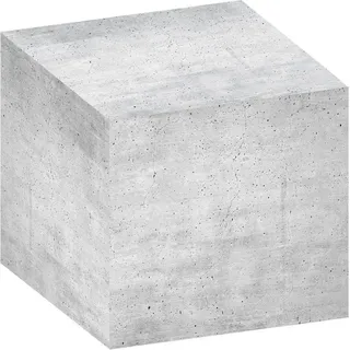 KÖNIG & EBHARDT Beton Notizwürfel grau 7,5 x 7,5 cm, ca. 700 Blatt, 1 Pack
