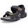 Rieker Freizeitsandalen Herren Blau/Schwarz 44