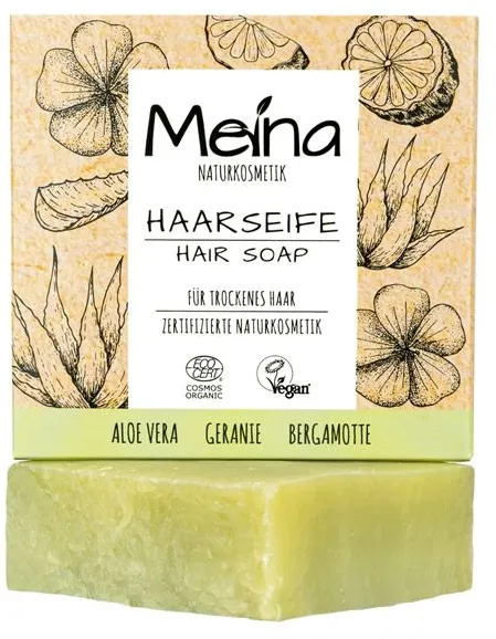 Meina - Haarseife mit Aloe Vera & Bergamotte Seife 1 St