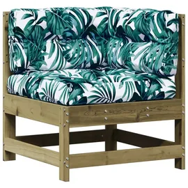 vidaXL Garten-Lounge-Set 3-tlg. Kiefernholz imprägniert braun