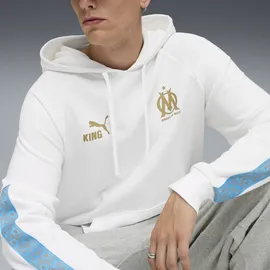Puma Hoodie Olympique de Marseille KING Weiß/Gelb XS