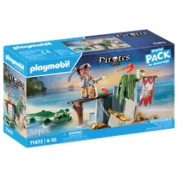 PLAYMOBIL Pirates: Pirat mit Alligator