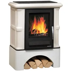 JUSTUS Kachelofen »Bavaria«, weiß, Keramik, 7 kW - weiss
