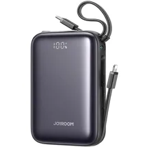 Joyroom JR-PBF29 20000mAh 22,5W Powerbank mit Doppelkabel Schwarz