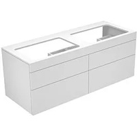 Keuco Edition 400 Unterschrank 31575700000 140x54,6x53,5cm, 4 Auszüge, weiß/anthrazit