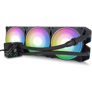 Alphacool Pro Aurora 420 CPU AIO, CPU Wasserkühler, schwarz