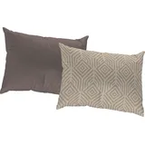 ADAM Audio Adam »Easy Diamond« Reißverschluss, gemustert, Wendekissenhülle ohne Füllung, 1 Stück braun