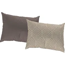 ADAM Audio Adam »Easy Diamond« Reißverschluss, gemustert, Wendekissenhülle ohne Füllung, 1 Stück braun