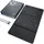 Aplic CSL Bluetooth Tastatur mit Schutzhülle, Tablet-Tastatur für 9-12 Zoll Tablets, magnetische Befestigung, Multimedia Funktionstasten, QWERTZ Layout