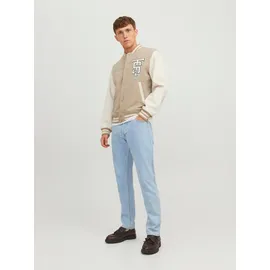 JACK & JONES "JJICHRIS JJORIGINAL SQ 738 NOOS", Herren, Gr. 28, Länge 32, blau (light blau denim), Denim/Jeans, Obermaterial: 100% Baumwolle, unifarben, relaxed fit lang, Jeans, mit Faded-Effekten