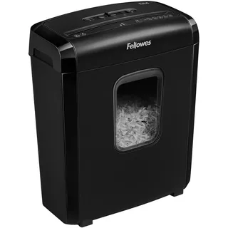 Fellowes Powershred 6M Aktenvernichter Mikrogeschnittene Zerkleinerung Schwarz