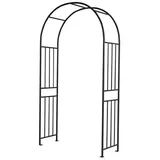 TPFGarden Rosenbogen ROCHESTER Rankhilfe aus Metall, pulverbeschichtet, Maße: BxTxH: 120x44x219 cm schwarz