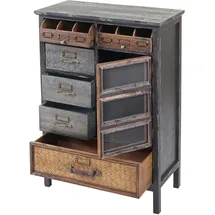 MCW Apothekerkommode 90 x 65 x 32 cm Grau
