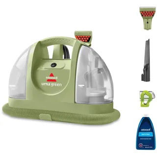 BISSELL Little Green, Upholstery Cleaner Device, Carpet Cleaner for Everyday Stains & Dirts, Washing Vacuum Cleaner, Wet Vacuum Cleaner for Carpets, Upholstery, Car & More, Powerful 340 W Motor, 4098N