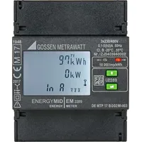 Gossen Metrawatt Europameisterschaft 2289 M-Bus Drehstromzähler digital MID-konform: Ja