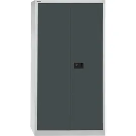 BISLEY Flügeltürenschrank Metall 91,4 x 40,0 x 180,6 cm grau / schwarz