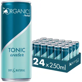 Red Bull Organics Tonic Water 24 x 250 ml, Dosen Bio Getränke 24er Palette, OHNE PFAND