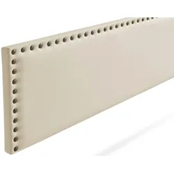 Gepolstertes Kopfteil MODENA Kunstleder 100x55x8 cm - Eierschale - Moonia