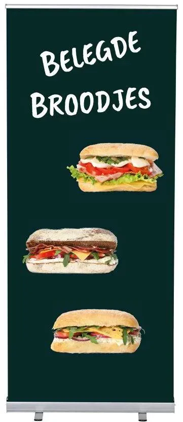 Roll-Banner Budget 85 Komplettset Sandwiches Niederländisch