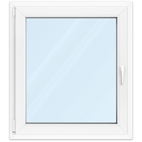 Fenster 80x90 cm, Kunststoff Profil aluplast IDEAL® 4000, Weiß, 800x900 mm, einteilig festverglast, 2-fach Verglasung, individuell konfigurieren