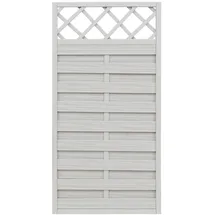 Andrewex Sichtschutzzaun Element Country 90 x 180 cm grau