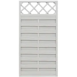 Andrewex Sichtschutzzaun Element Country 90 x 180 cm grau