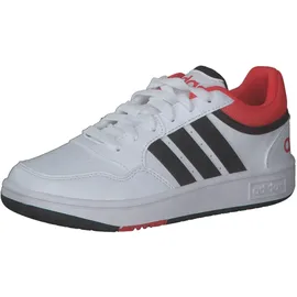 adidas Hoops Shoes Sneaker, FTWR White/core Black/Bright red, 26 EU