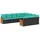 vidaXL Gartensofa-Set 10-tlg. schwarz