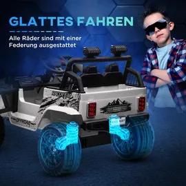 aiyaplay Kinder Elektroauto Geländewagen weiß (1-tlg)