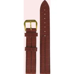 Certina - Leder Ds Courage Lederband Braun 15/14mm C600011750 - alligator-prägung,gelb,kalb