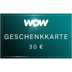 WOW Geschenkkarte 30€