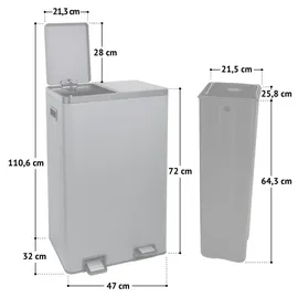 Svita Mülltrennsystem 60 l Taupe