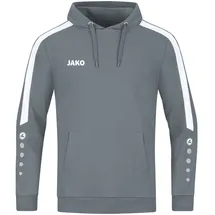 Jako Damen Kapuzensweat Power steingrau, 40