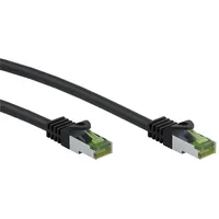 goobay GHMT-zertifiziertes CAT 8.1 Patchkabel, S/FTP (PiMF), schwarz