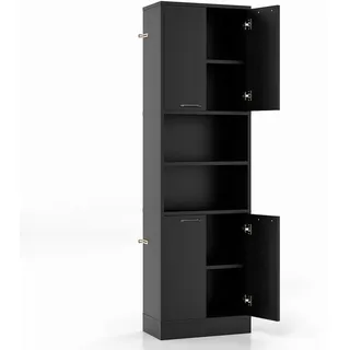 Costway Küchenbuffet 190 cm Schwarz