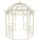 deluke Pavillon 2,84 x 2,63 m Antik-Creme