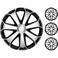 M MOTOS Set 4er Radkappen 16 Zoll - Lachen Sie über Kratzer mit diesen flexiblen, leichten Radkappen 16 Zoll. Einfache Installation, Keine Werkzeuge erforderlich, Schutz vor Verblassen!