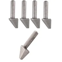 PAT Europe 4er Set Anschweissbolzen – Ø15mm - robuste Schweißbolzen für Bordwandscharnier und Ladebordwand – ideal für Anhänger und Gartentor