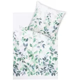 Estella Bettwäsche Lorena 135 x 200 cm Satin Blautanne