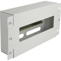 DeLock 67319 - 10'' Schutzschalterleiste mit Abdeckung und Hutschiene