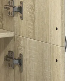 vidaXL Sonoma-Eiche Aktenschrank 60 x 32 x 153 cm braun