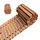 Relaxdays Gartenweg Rollbar Holz 245x55 cm 2 Stück Braun